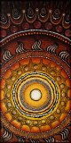 32 Alles zieht seine Kreise 1 Acryl auf Leinwand;
50 x 100 cm